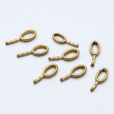 Preview: Stiftöse Bronze oval 8x5 mm